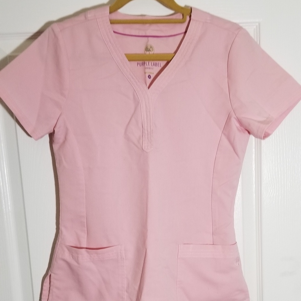 Purple label scrub top - Picture 2 of 2